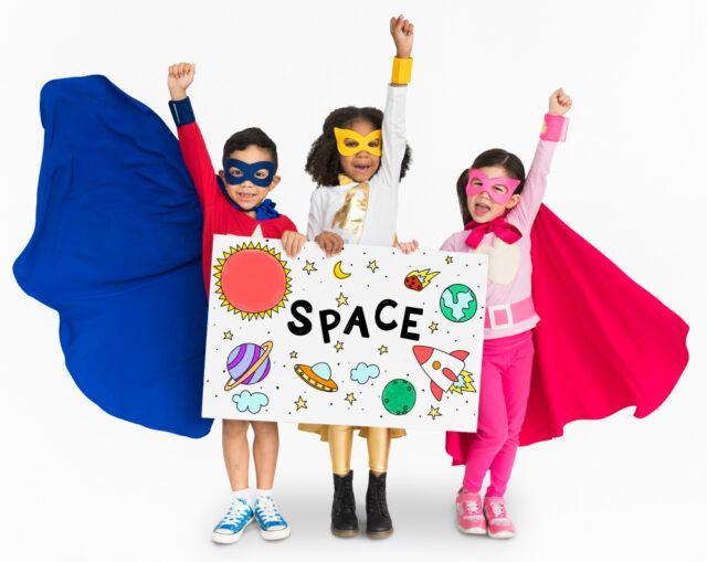 super hero DIY Kids Costumes 