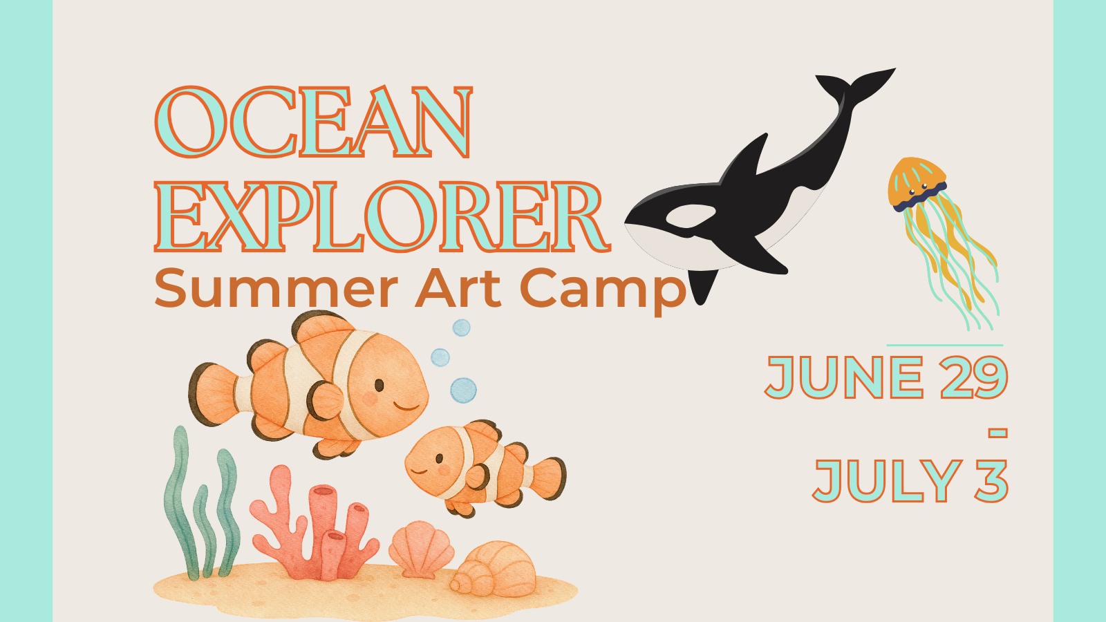 17 Summer Art Camp June 29 - July 3