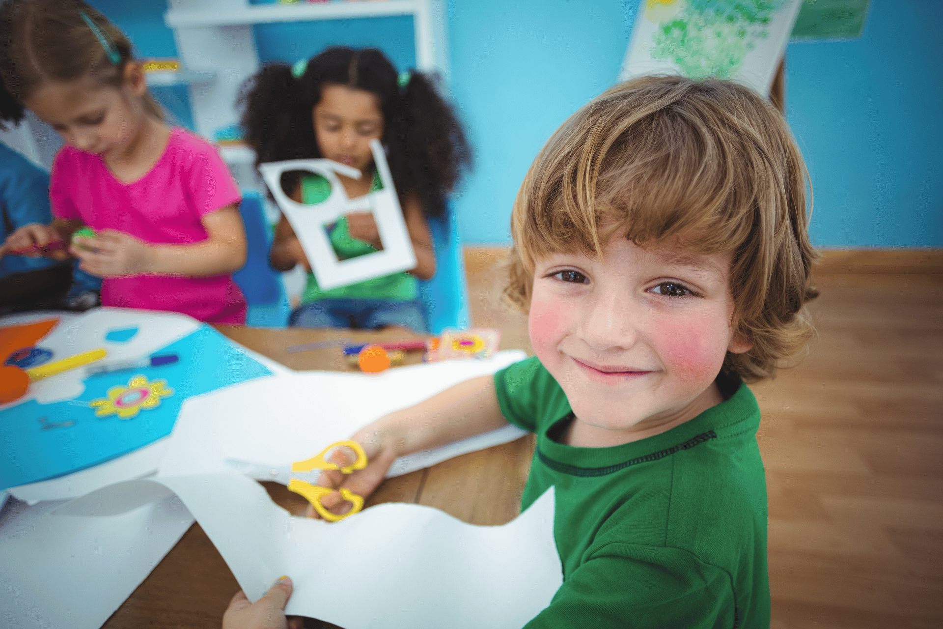 affordable kids party affordable kids party in Oklahoma City. art birthday setup Edmond