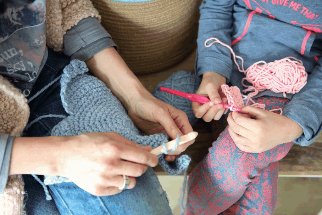 kids crochet adventure yarn craft class Edmond Oklahoma