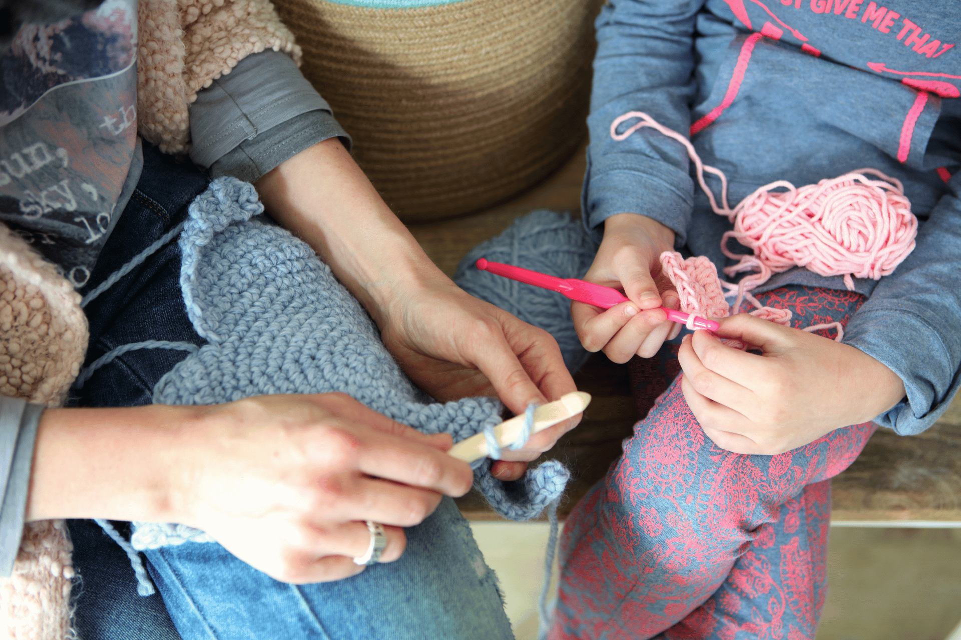 kids crochet adventure yarn craft class Edmond Oklahoma