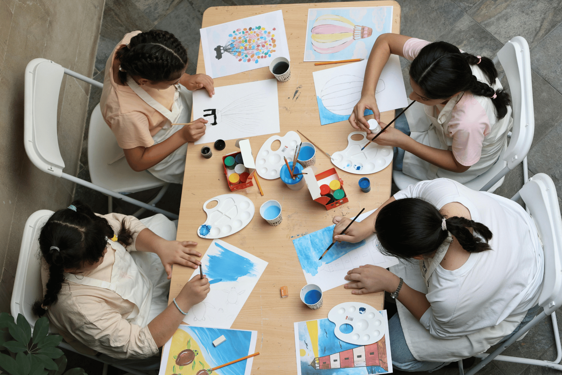 best art birthday party experience kids painting Edmond Oklahoma studio