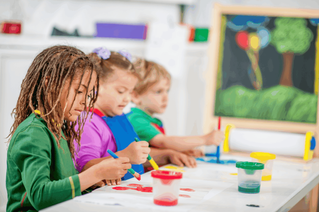 art birthday party skills
